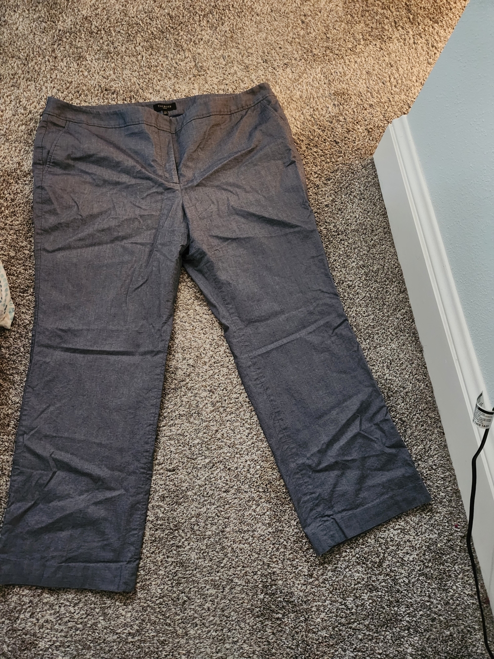 Women's Slate Gray Lined Dress Pants